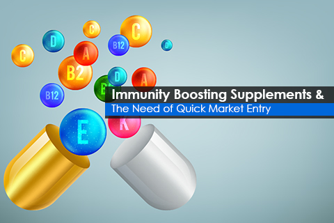 Immunity Boosting Supplements & The Need of Quick Market Entry